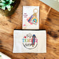Teacher Appreciation Set – Rainbow Keyring, Card & Pencil Case - Cottonknotsxx