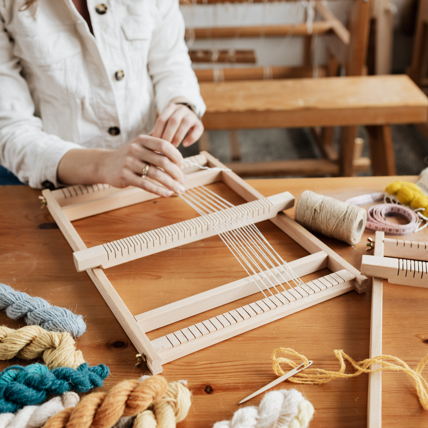 Weaving Loom Kit with Stand | Medium | 35cm x 43cm