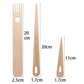 Wooden Weaving Tool Set | Set of 3 | comb needle tapestry weaving tools - Cottonknotsxx