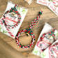 Wreath the Season – Handmade Ornament, Card & Candy Cane Set - Cottonknotsxx