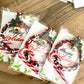 Wreath the Season – Handmade Ornament, Card & Candy Cane Set - Cottonknotsxx