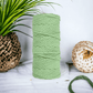 3MM 3ply Macrame Cord | GREEN APPLE | 100% Recycled Cotton | 100m - Cottonknotsxx