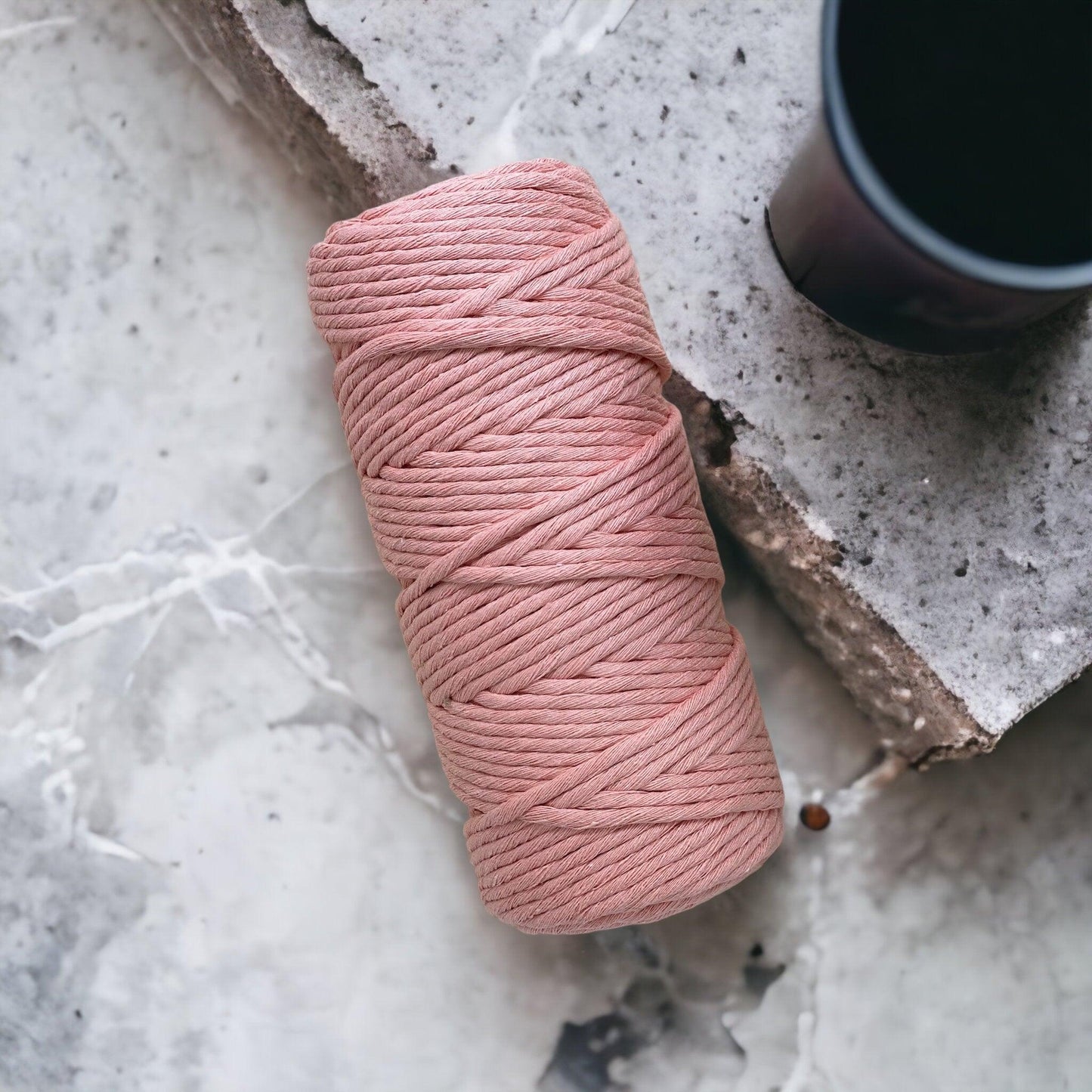 4MM String // FLESH PINK // Recycled Cotton - Cottonknotsxx