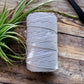 5MM 3Ply Recycled Macrame Cord | WHITE | 100m - Cottonknotsxx
