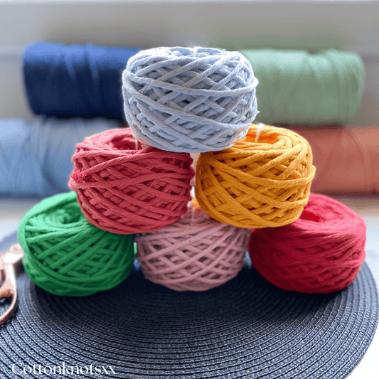 6 Pack // 4mm macrame spools // 30m each ball - Cottonknotsxx