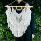 Handmade Macrame Wall Hanging // Clarity // 60cm x 70cm - Cottonknotsxx