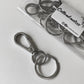 Swivel Snap Hook Keyrings – 5 Pack | Silver Alloy Clips for DIY & Crafts 🔑✨ - Cottonknotsxx